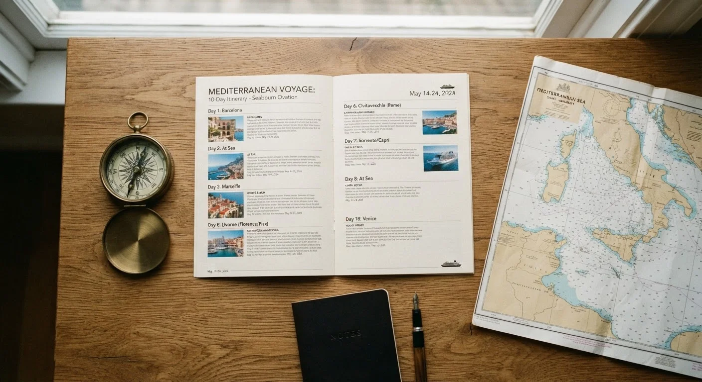 A First-Timer's Orientation to Reading a Cruise Itinerary