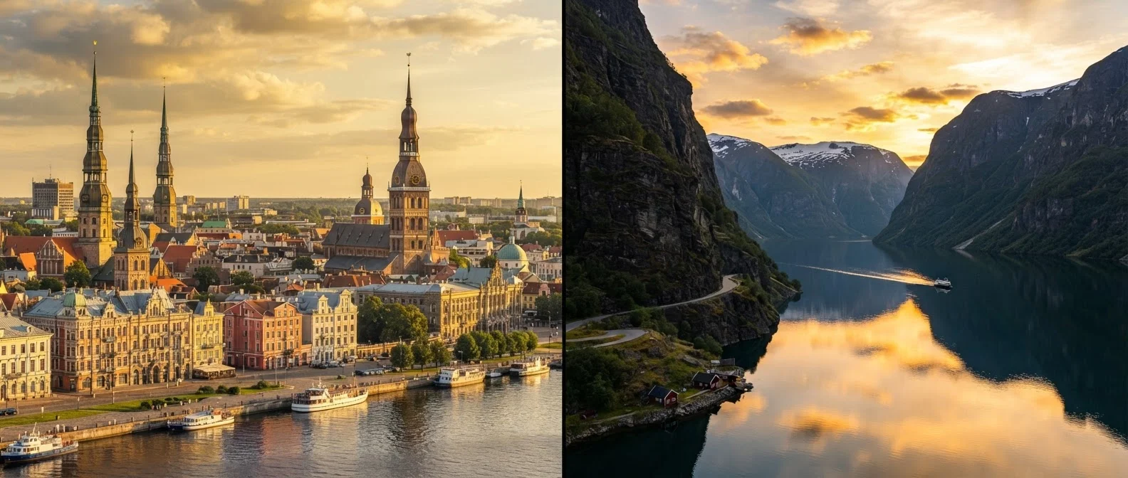 Baltics vs. Norwegian Fjords: Two Iconic Cruise Regions, Two Very Different Shore Experiences