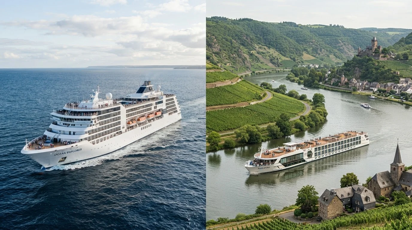 Inside the Difference Between Ocean and River Cruise Itineraries