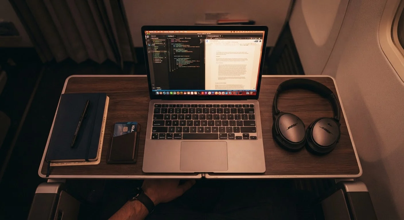 Staying Focused and Productive in the Air