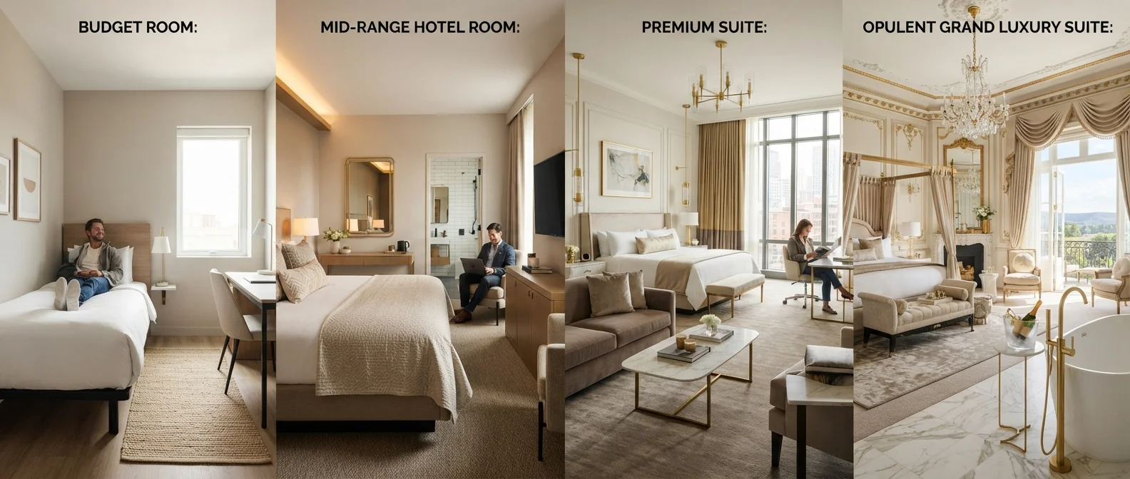The Hotel Style Spectrum: From Budget Basics to Grand Luxury