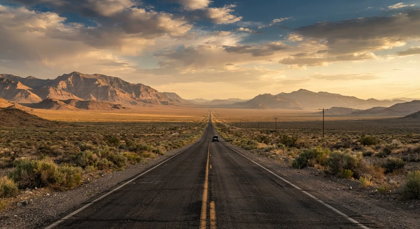 The Loneliest Road in America: Driving U.S. Route 50 Across Nevada