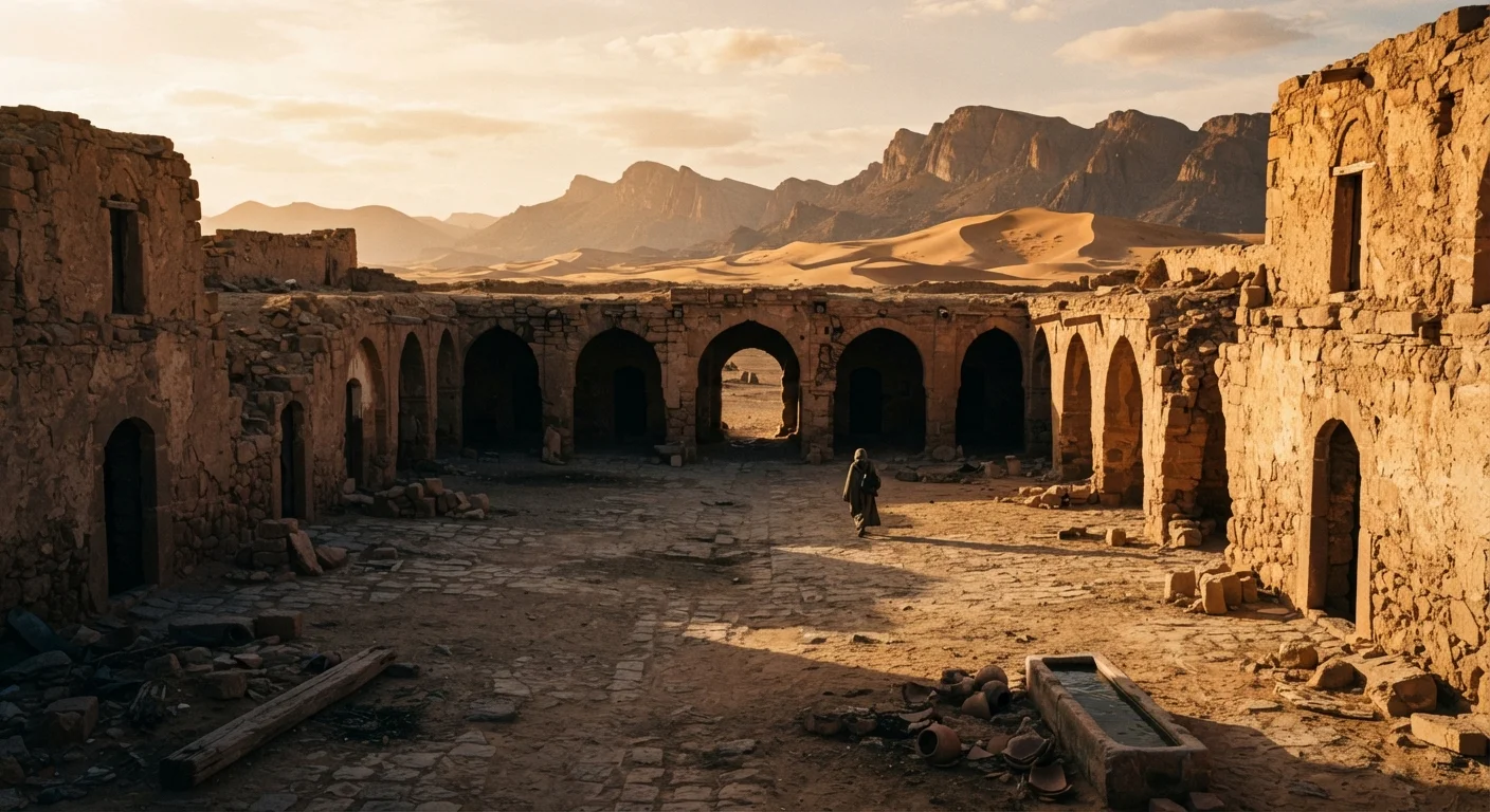 The Silk Road's Abandoned Caravanserais: Rest Stops at the Edge of Memory