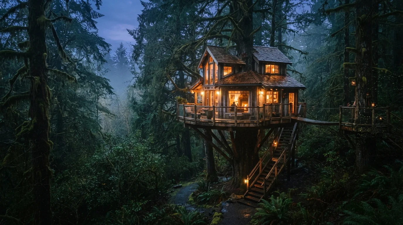 Treehouses, Cave Dwellings, and Floating Cabins: A Field Guide to Unconventional Stays