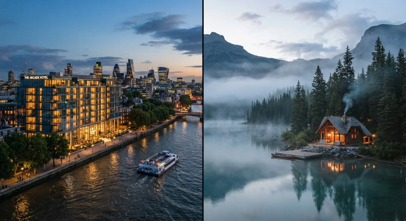 Waterfront Stays in Cities vs. Nature Settings: Two Very Different Propositions